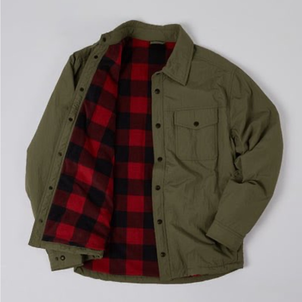 MEN'S COMMUTER TECH FLEECE-LINED SHIRT JACKET Sz XXL NWT